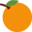 Tangerine emoji on Discord