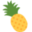 Pineapple emoji, Twitter / X design