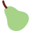 Pear emoji, Twitter / X design