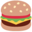 Download Hamburger emoji, Twitter / X style