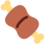 Download Meat on Bone emoji, Twitter / X style