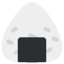 Rice Ball emoji, Twitter / X design