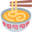 Steaming Bowl emoji, Twitter / X design