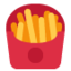 Download French Fries emoji, Twitter / X style