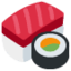 Sushi emoji, Twitter / X design