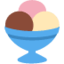 Ice Cream emoji, Twitter / X design