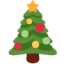 Christmas Tree emoji, Twitter / X design