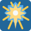 Fireworks emoji, Twitter / X design