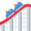 Roller Coaster emoji, Twitter / X design