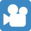 Download Cinema emoji, Twitter / X style