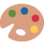 Artist Palette emoji on Discord