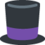 Download Top Hat emoji, Twitter / X style