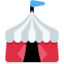 Circus Tent emoji, Twitter / X design