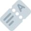 Ticket emoji, Twitter / X design