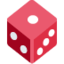 Game Die emoji, Twitter / X design