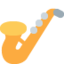 Saxophone emoji, Twitter / X design