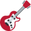 Guitar emoji, Twitter / X design