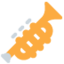 Trumpet emoji, Twitter / X design