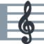 Musical Score emoji on Discord