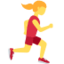 Woman Running Facing Right emoji