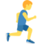 Man Running Facing Right emoji