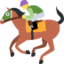 Download Horse Racing emoji, Twitter / X style