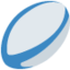 Rugby Football emoji, Twitter / X design