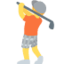 Download Person Golfing emoji, Twitter / X style