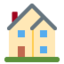 House emoji, Twitter / X design