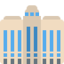 Office Building emoji, Twitter / X design
