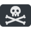Download Pirate Flag emoji, Twitter / X style