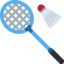 Badminton emoji, Twitter / X design