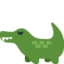 Download Crocodile emoji, Twitter / X style