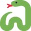 Snake emoji on Discord