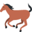 Horse emoji, Twitter / X design