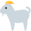 Download Goat emoji, Twitter / X style