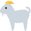 Goat emoji, Twitter / X design