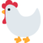Rooster emoji, Twitter / X design