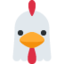 Chicken emoji, Twitter / X design