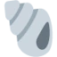 Spiral Shell emoji, Twitter / X design