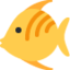Tropical Fish emoji, Twitter / X design