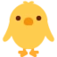 Front-facing Baby Chick emoji on Discord