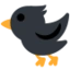 Black Bird emoji on Discord