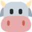 Cow Face emoji on Discord