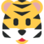 Tiger Face emoji, Twitter / X design