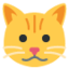Cat Face emoji, Twitter / X design