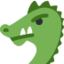 Download Dragon Face emoji, Twitter / X style