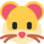 Hamster emoji, Twitter / X design