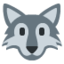 Wolf emoji, Twitter / X design