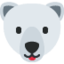 Polar Bear emoji, Twitter / X design